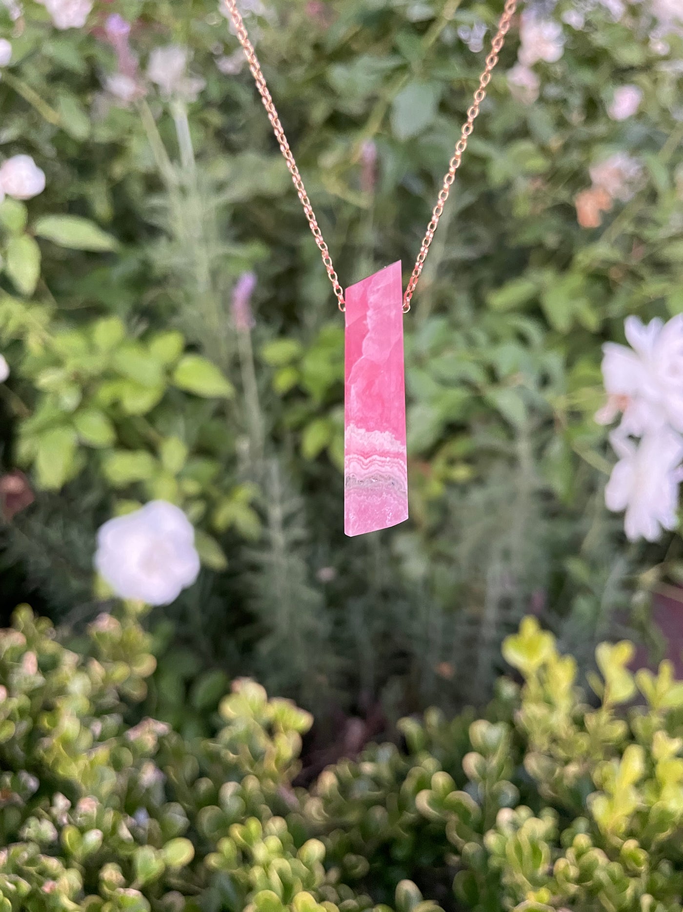 Rhodochrosite Pendant