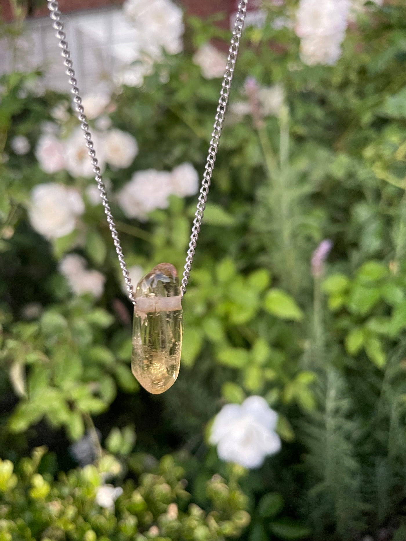 Tumbled Citrine Pendant