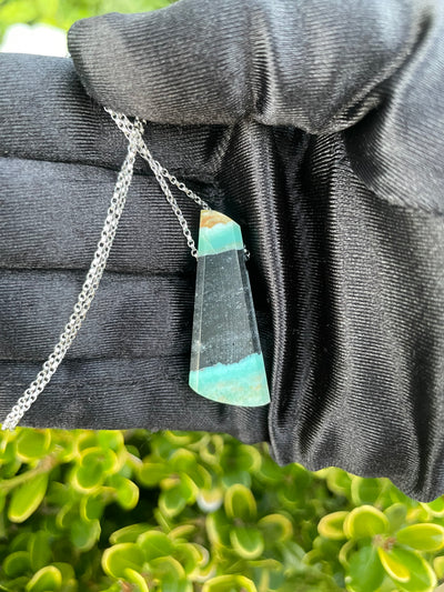 Opalized Wood Pendant