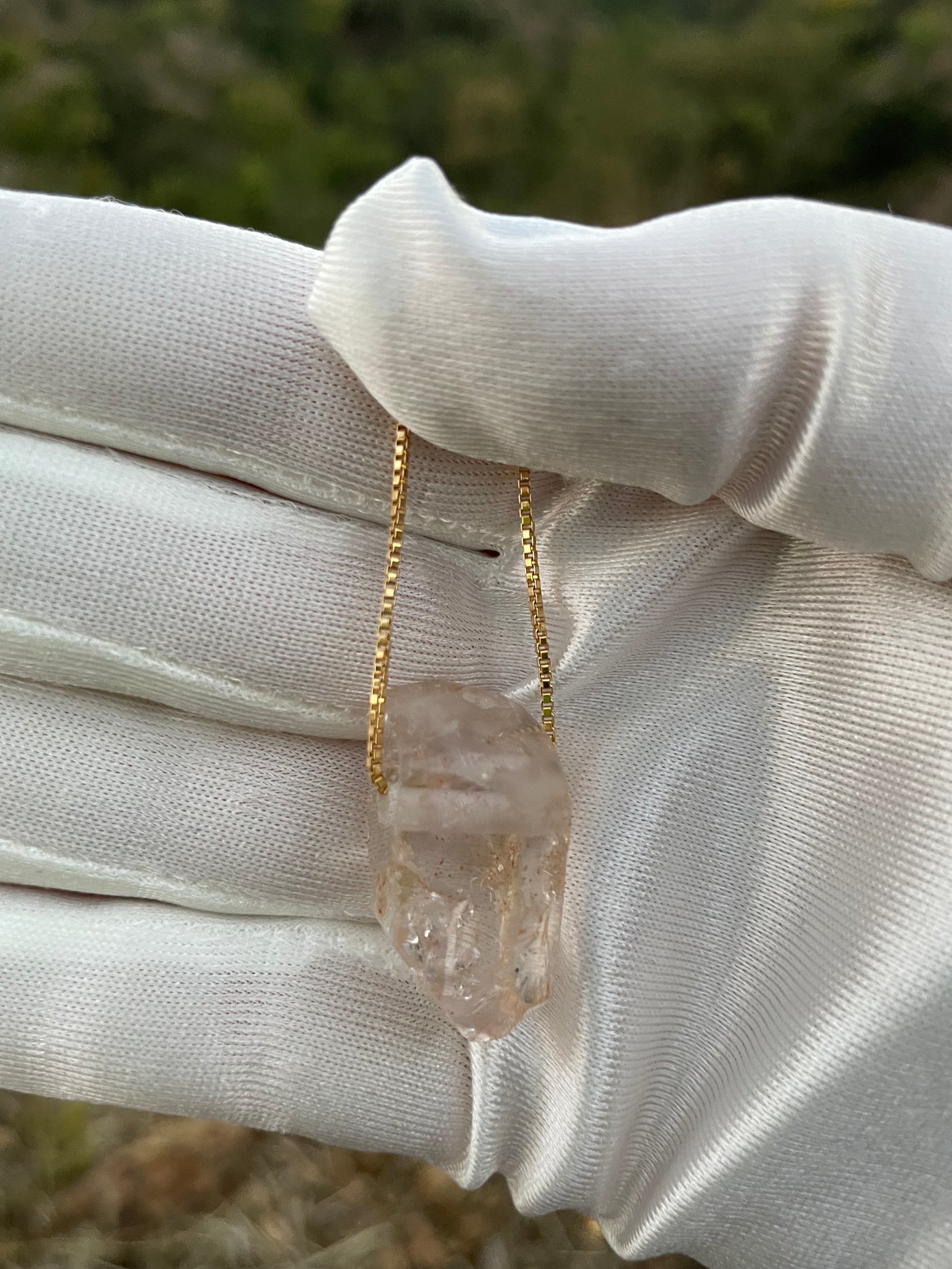 Petroleum Quartz Pendant