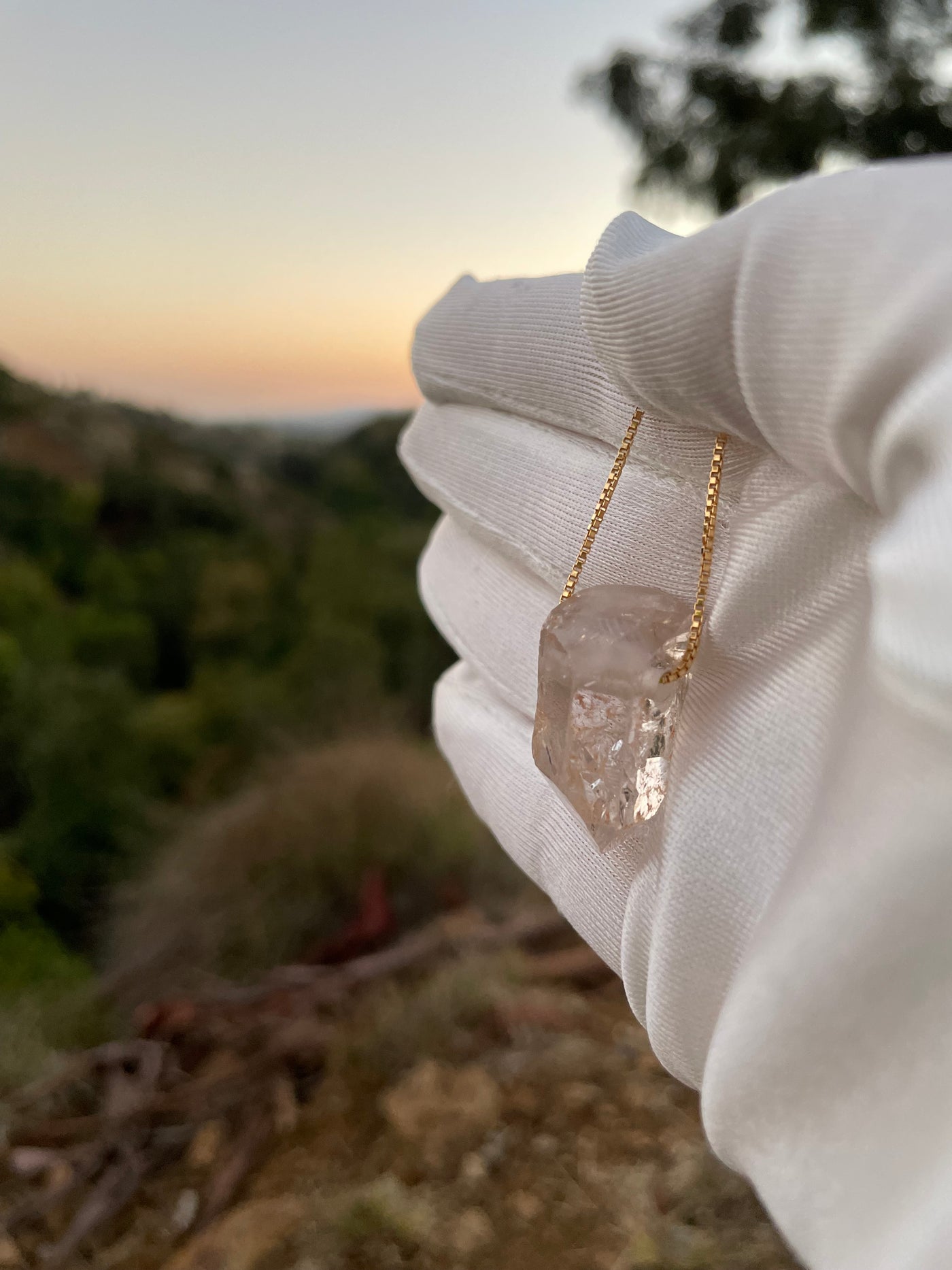 Petroleum Quartz Pendant