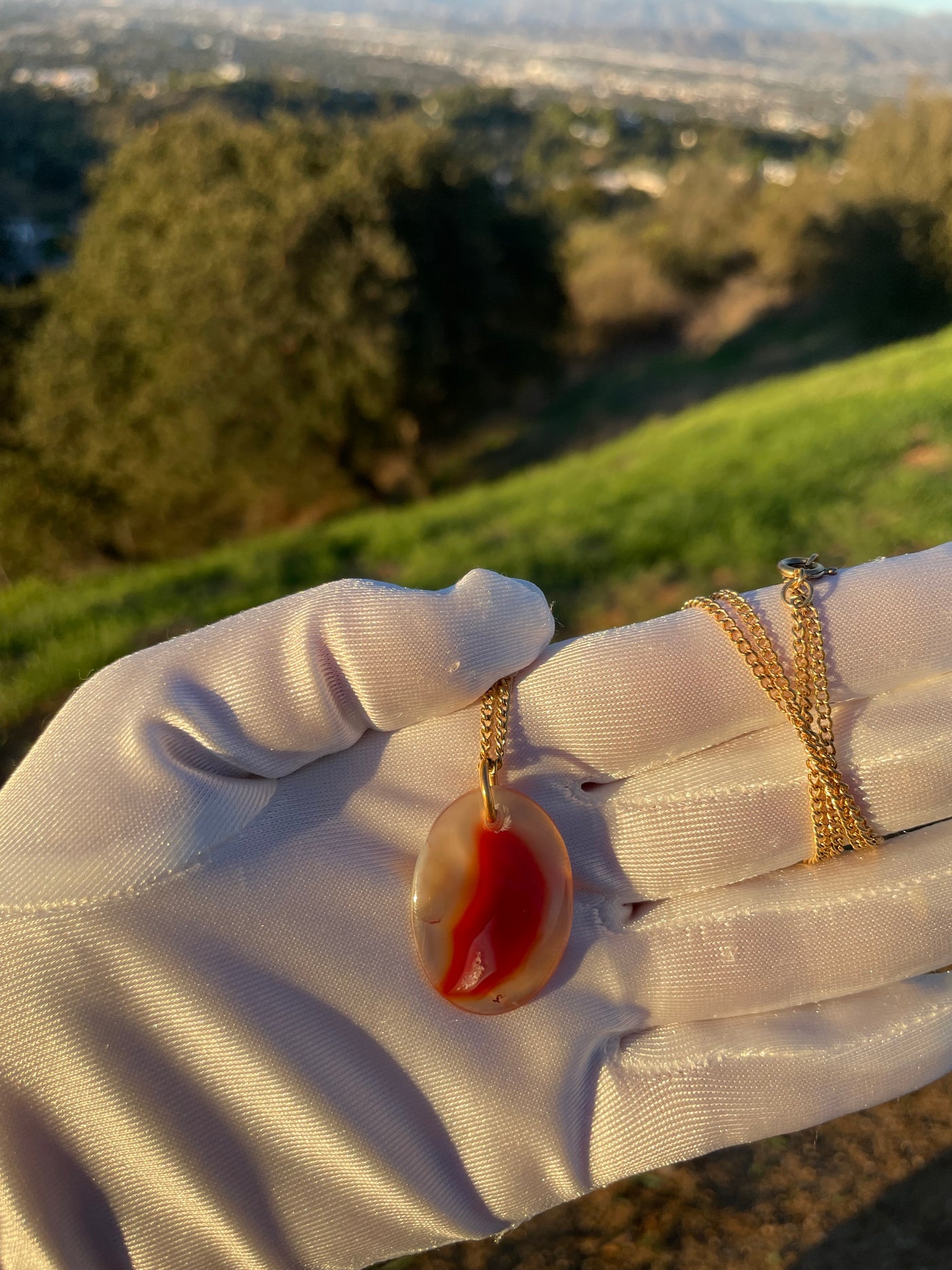 Banded Agate Pendant