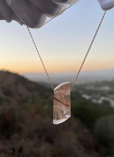 Rutilated Quartz Pendant