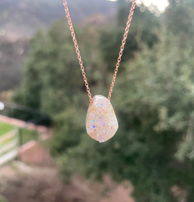 Angel Aura Druzy Quartz Pendant