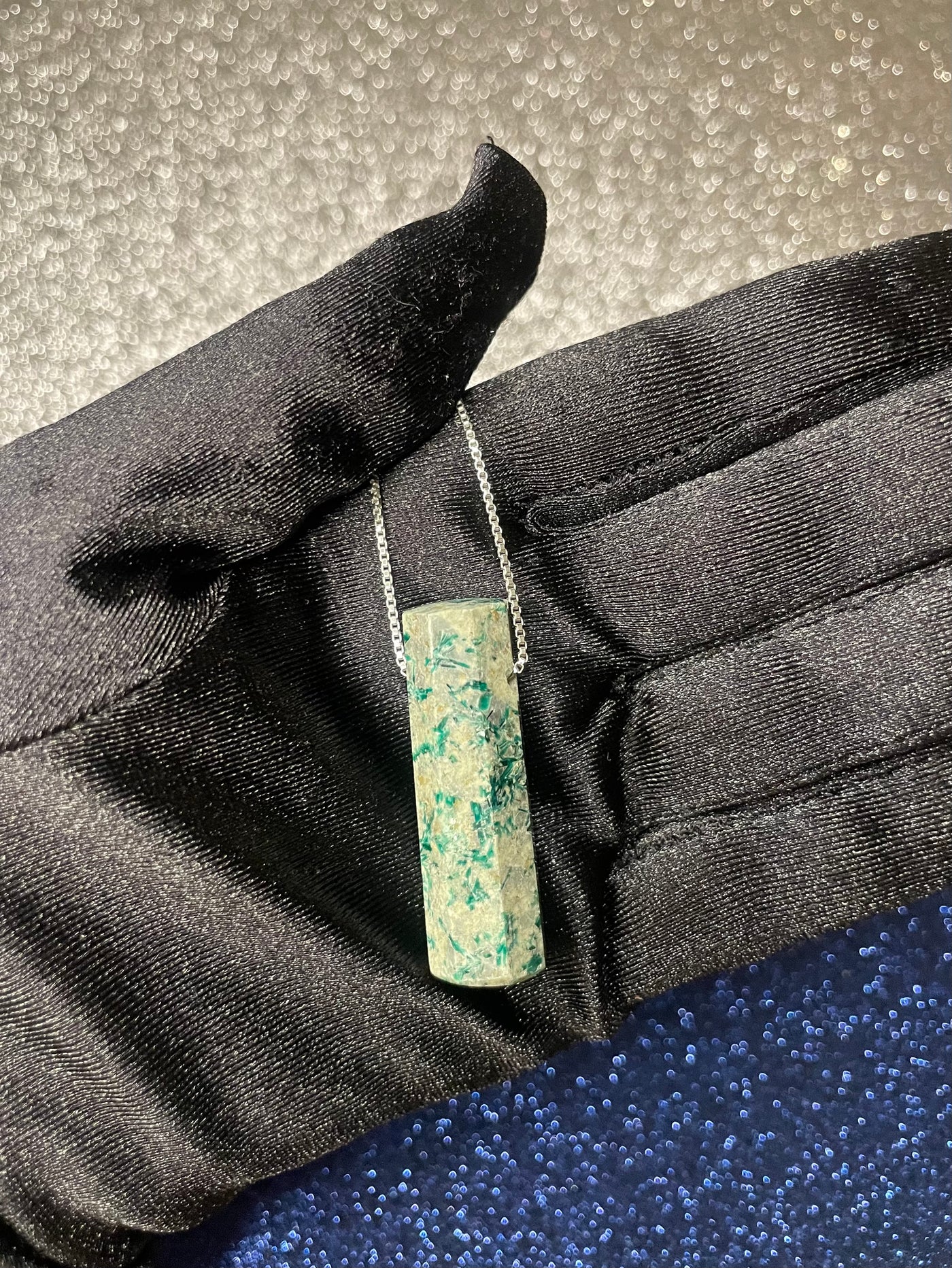 Gem Mica in Matrix Pendant