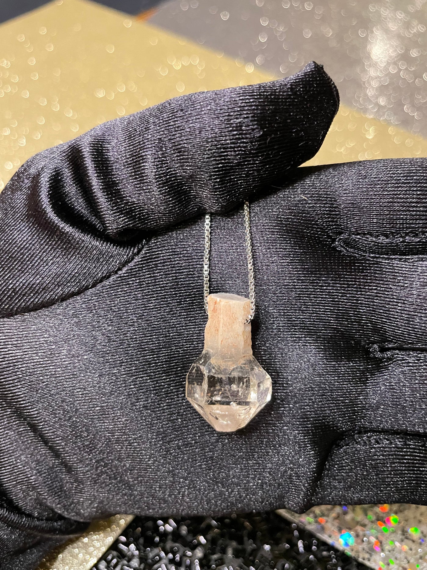 Petroleum Quartz Pendant