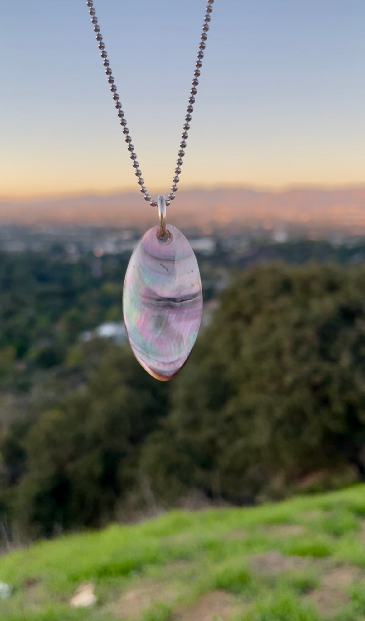 Black Abalone Pendant