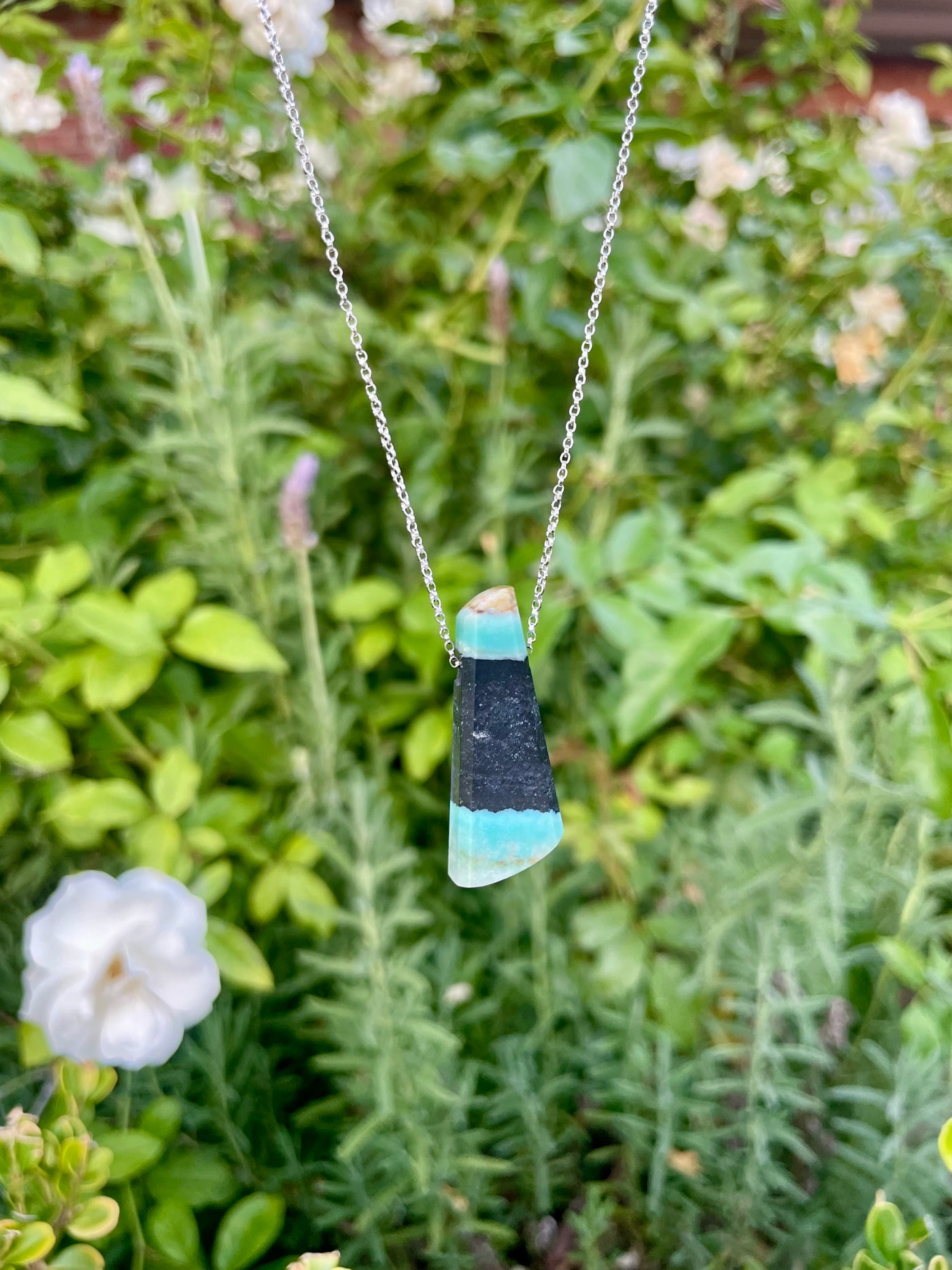 Opalized Wood Pendant