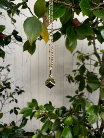 14k Dice Pendant