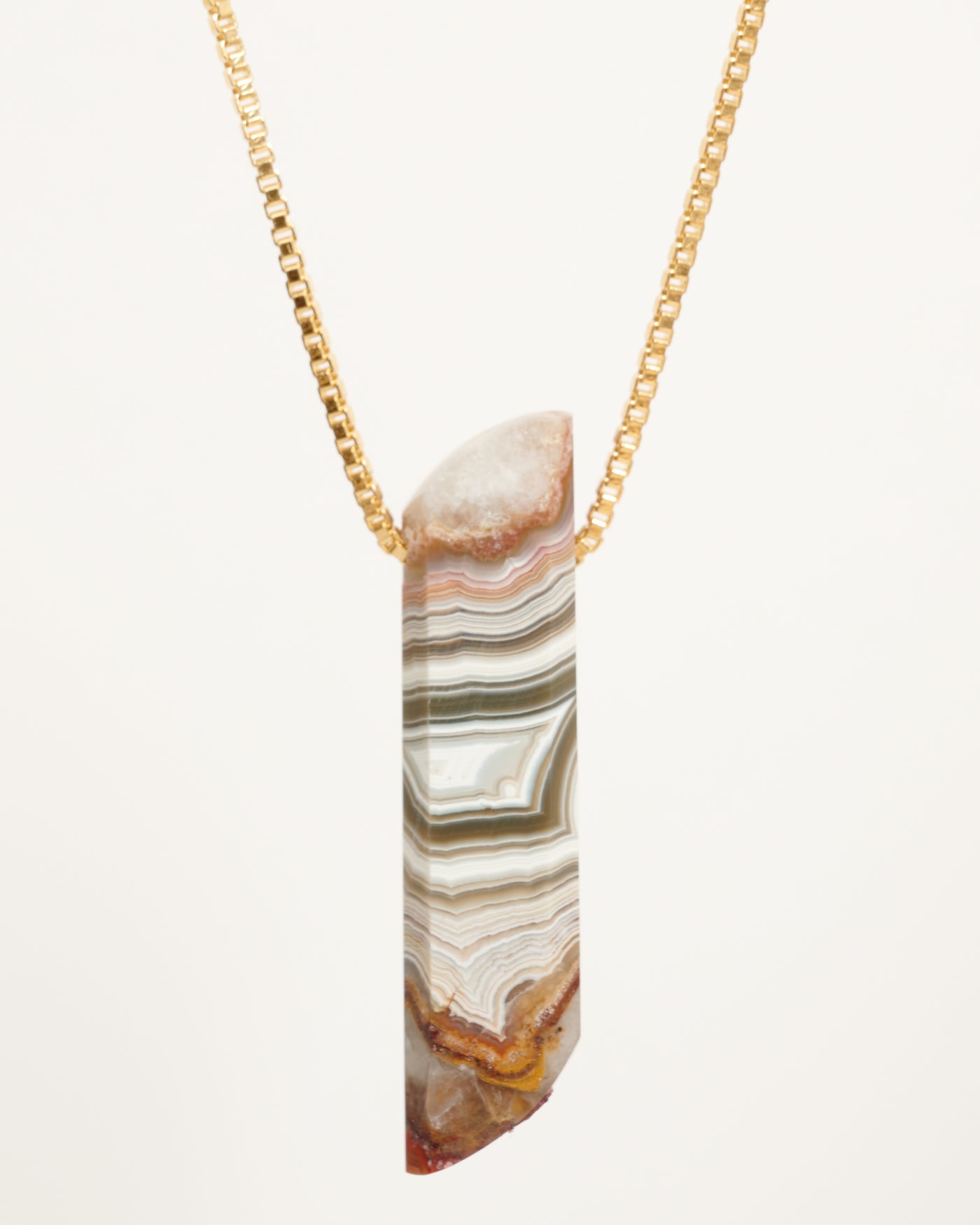 Crazy Lace Agate Pendant