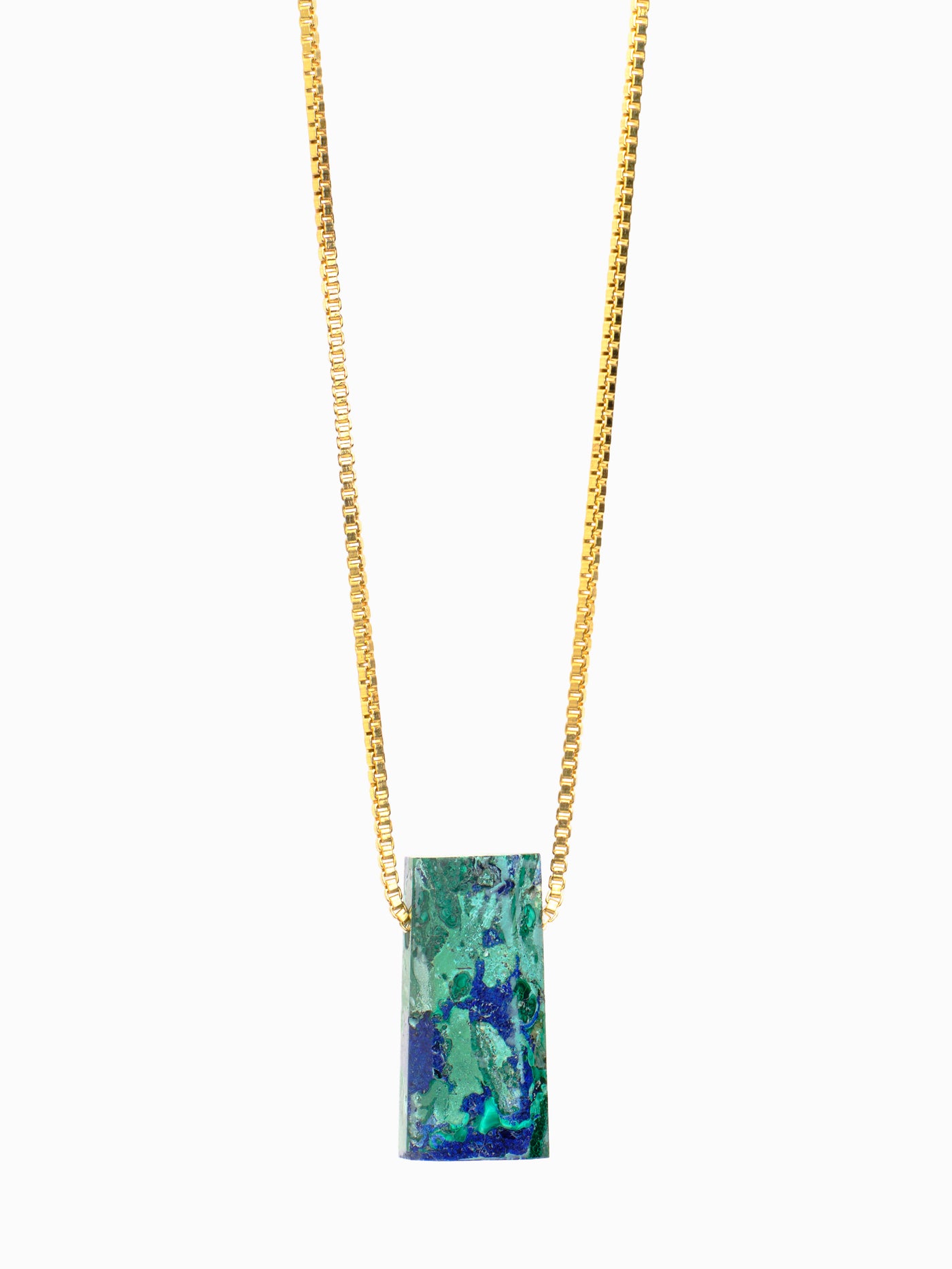 Chrysocolla & Malachite Pendant