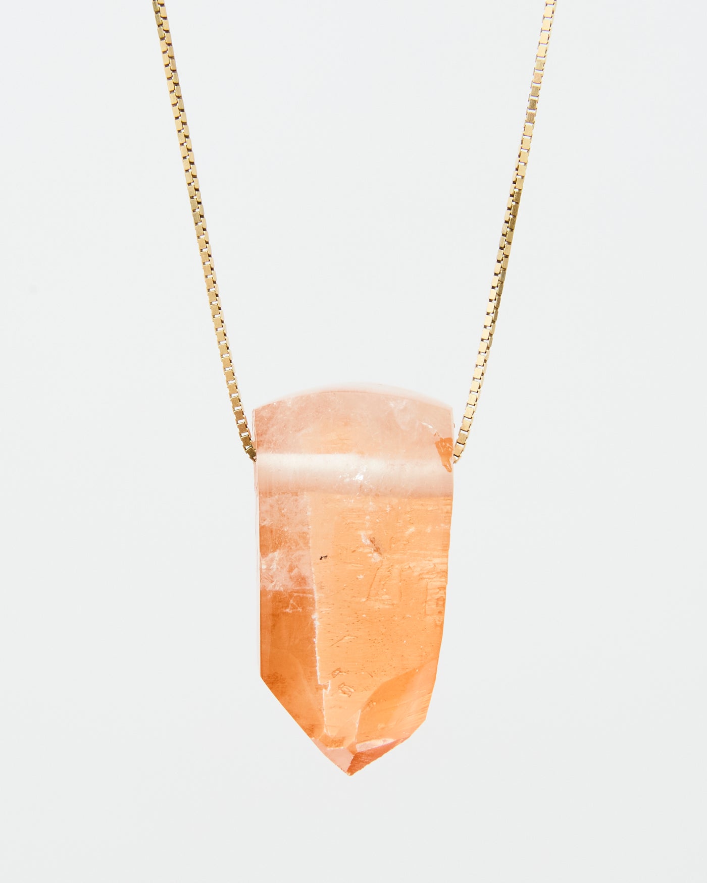 Tangerine Quartz Pendant