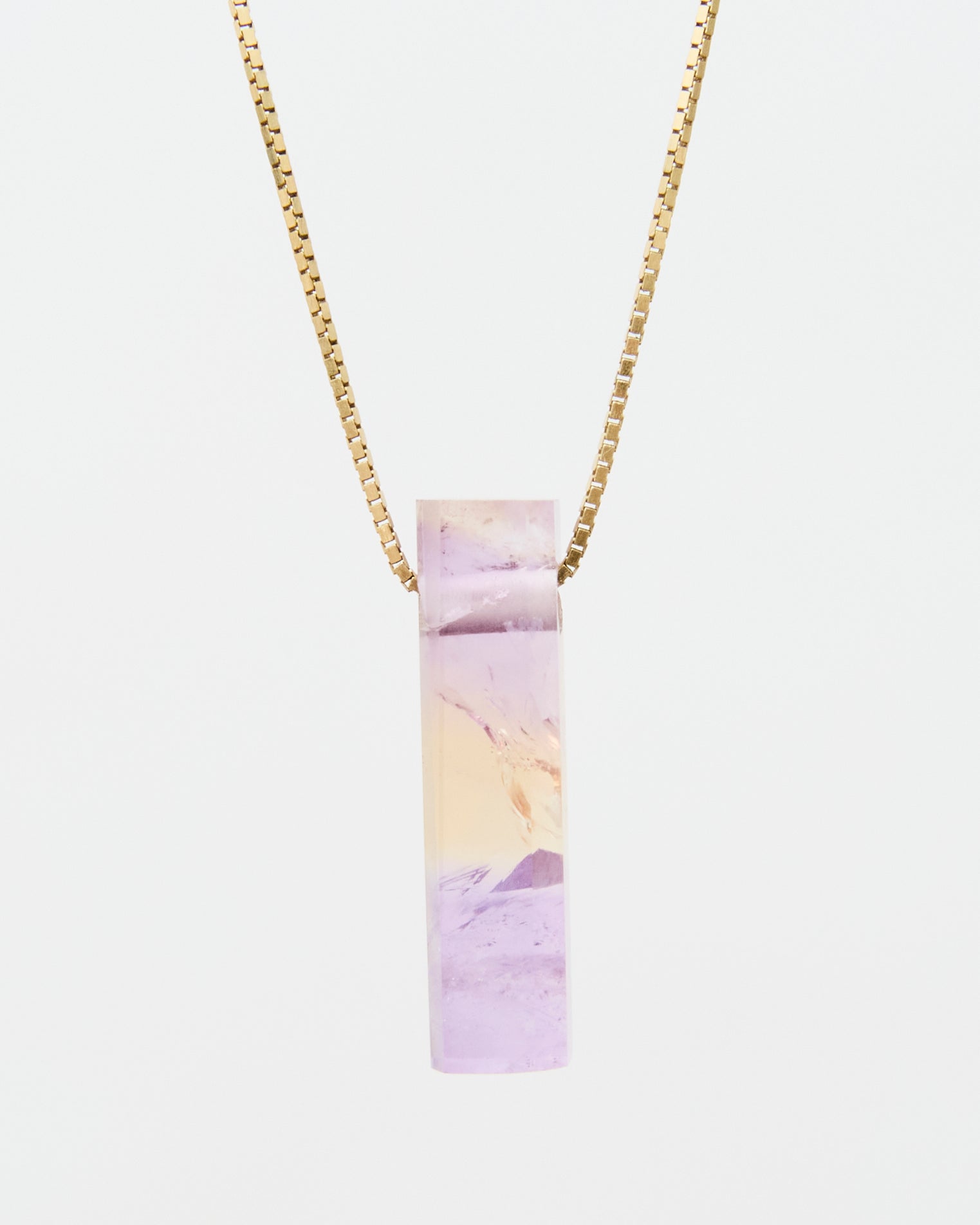 Pratt daddy crystals rose quartz pendant necklace discount