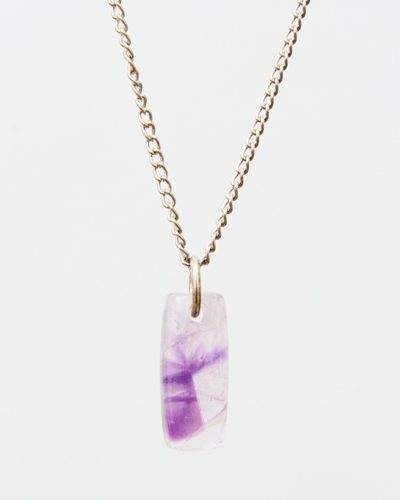 Zoned Amethyst Pendant