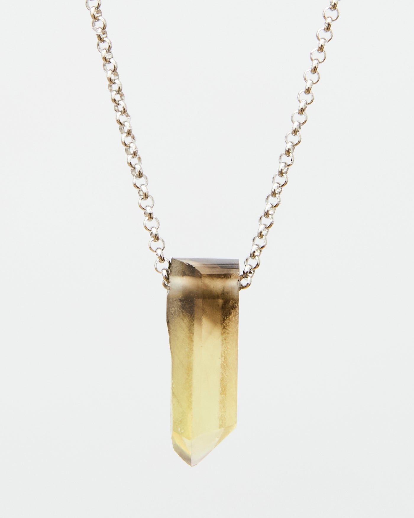 Smoky Citrine Quartz Pendant