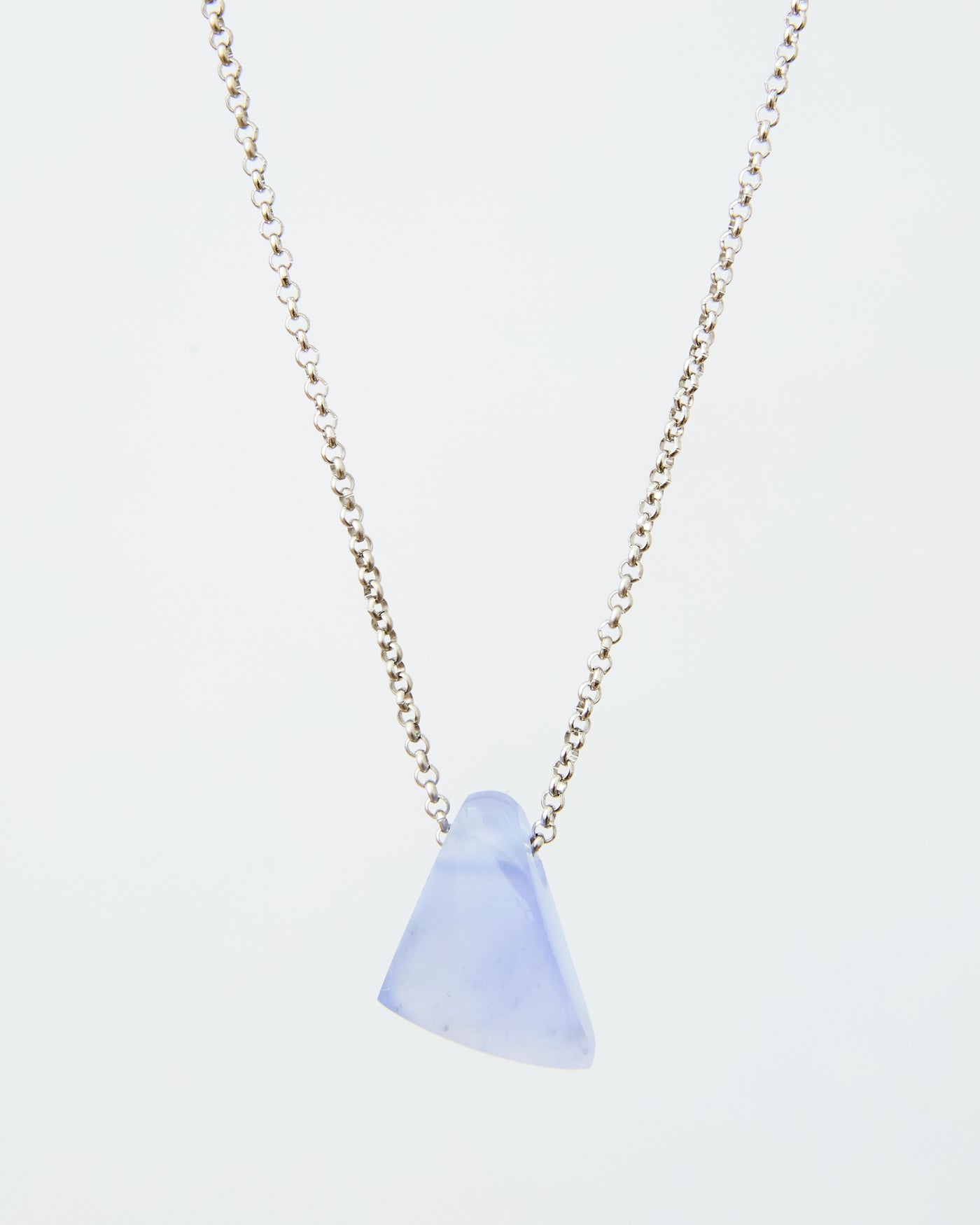 Blue Chalcedony Pendant