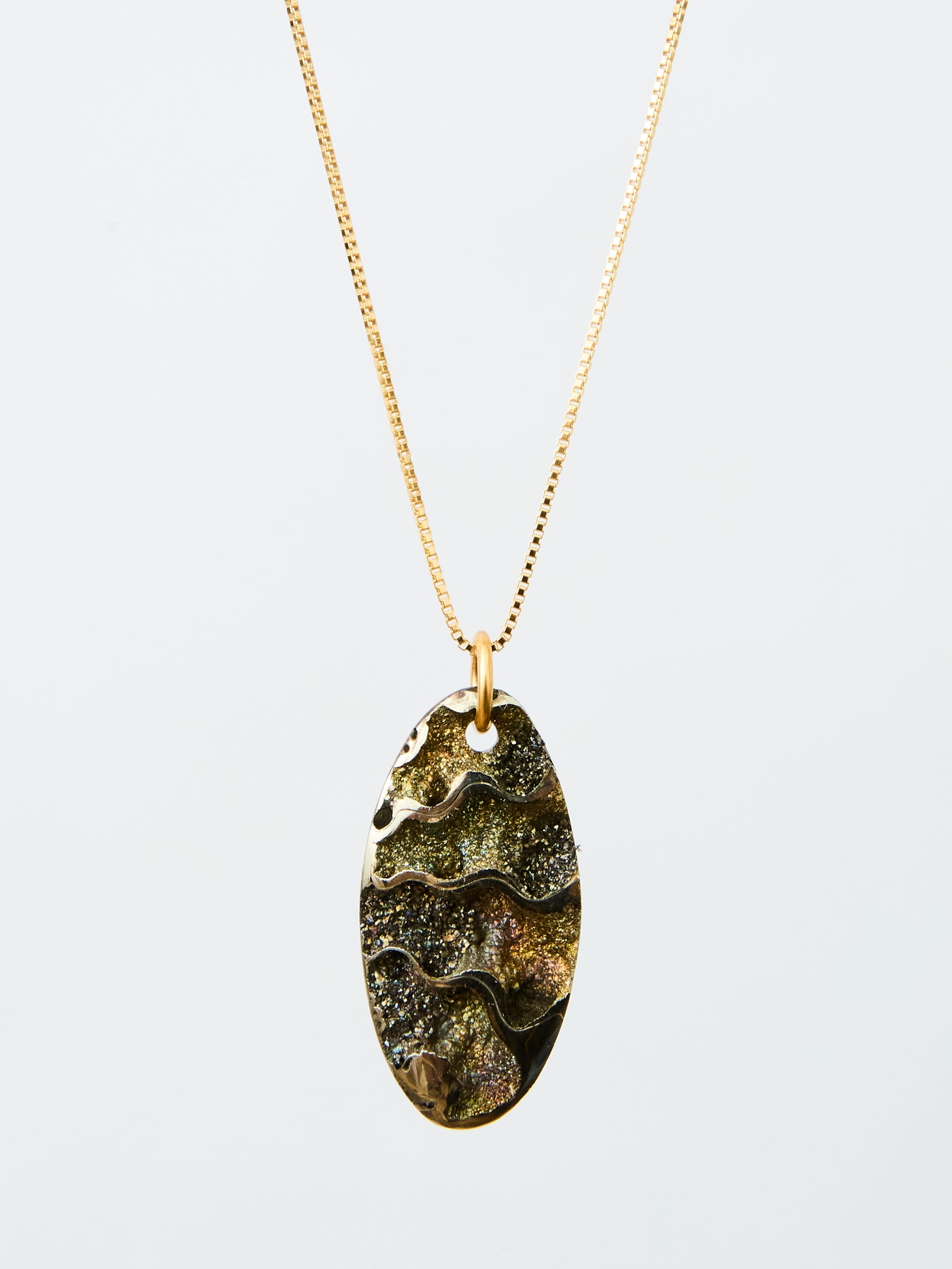 Pyritized Ammonite Pendant