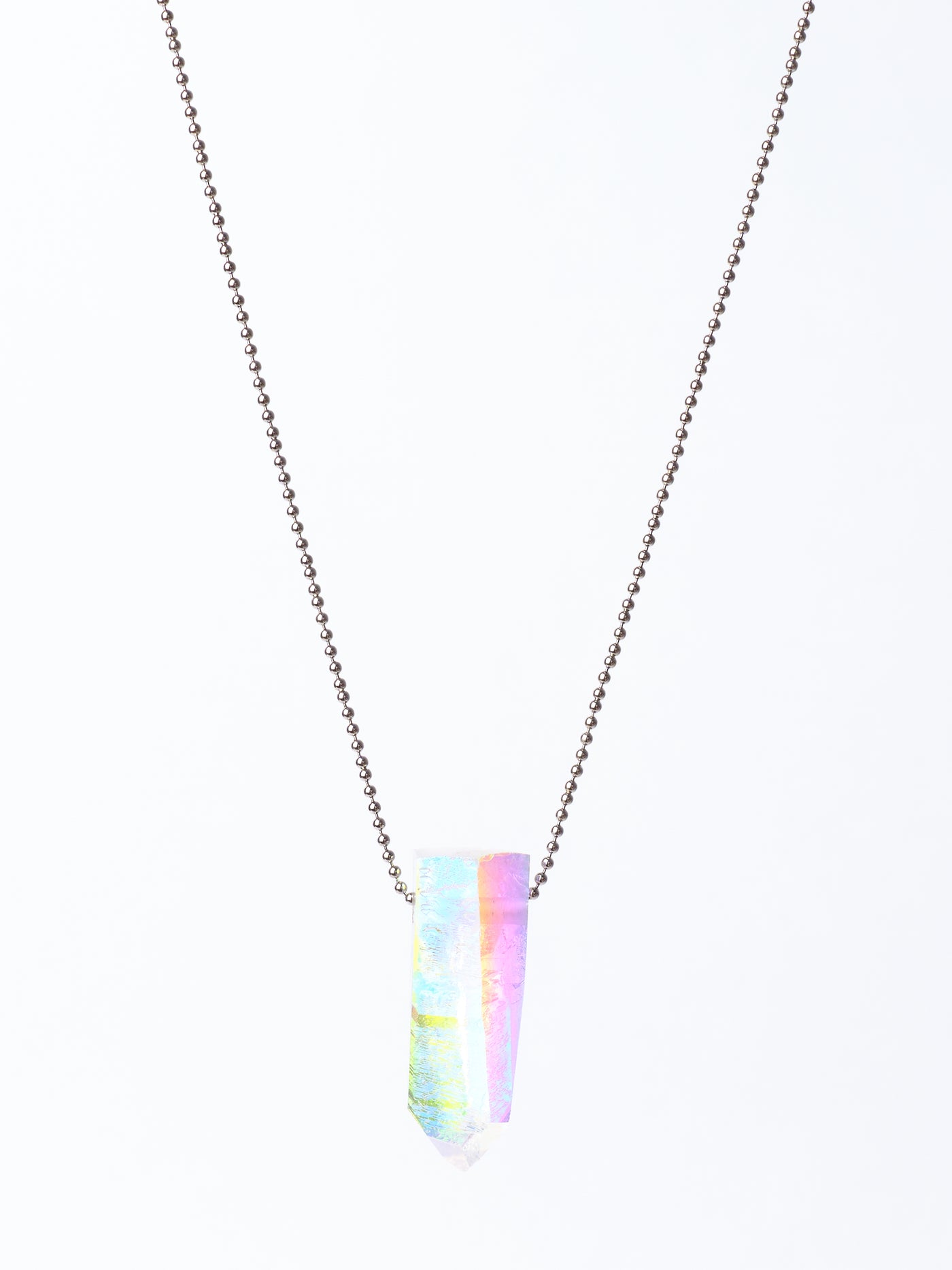 Angel Aura Starbrary Lemurian Quartz Pendant