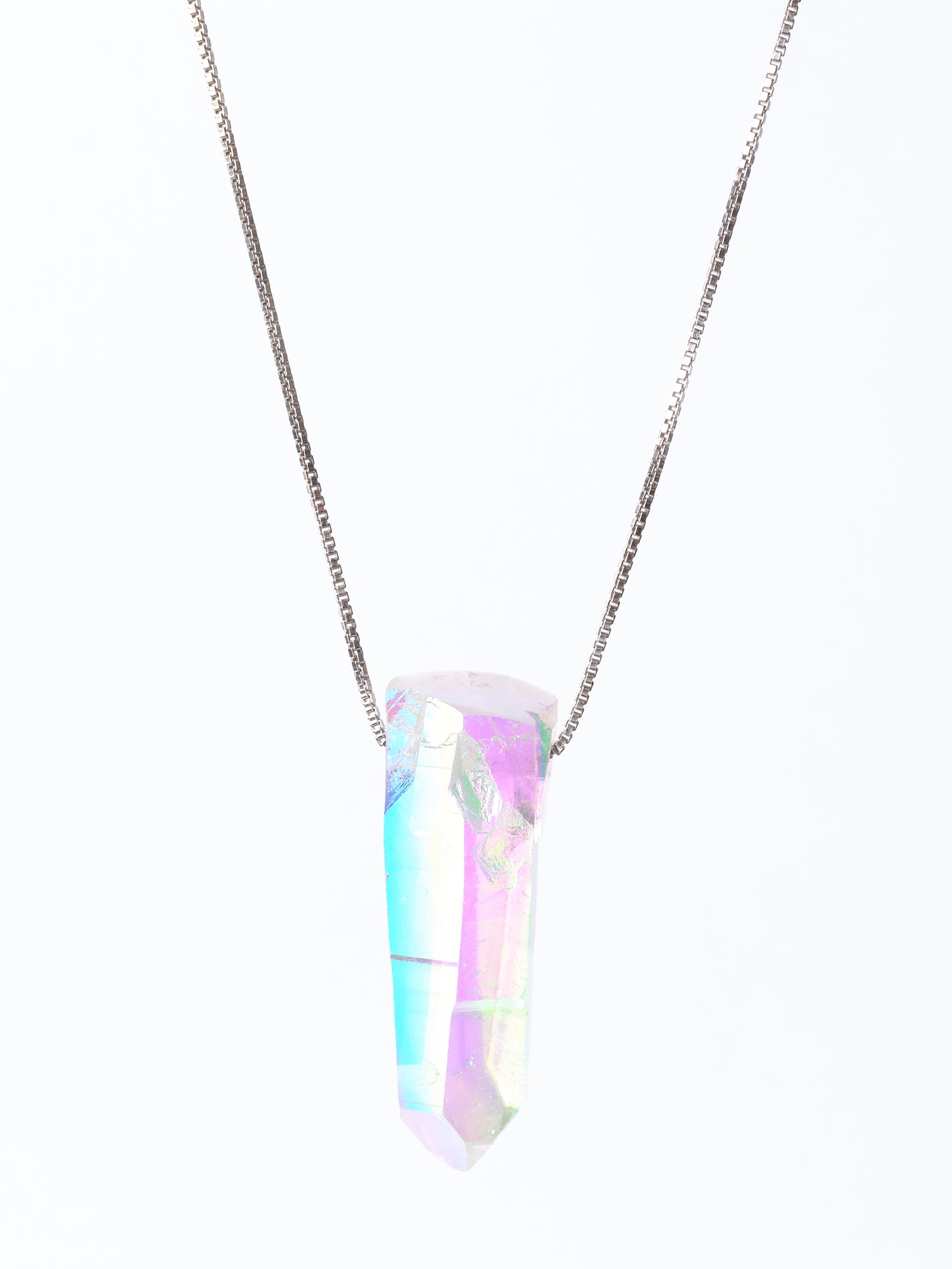 Angel Aura Starbrary Lemurian Quartz Pendant