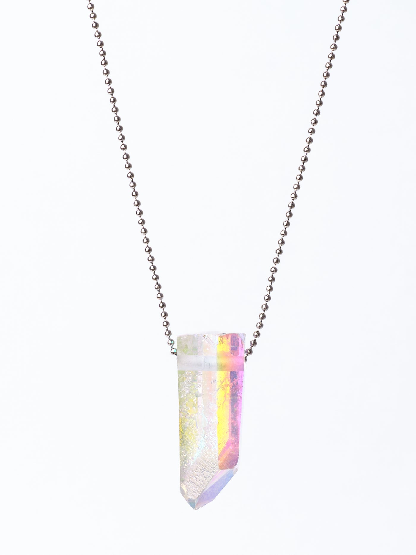 Angel Aura Starbrary Lemurian Quartz Pendant