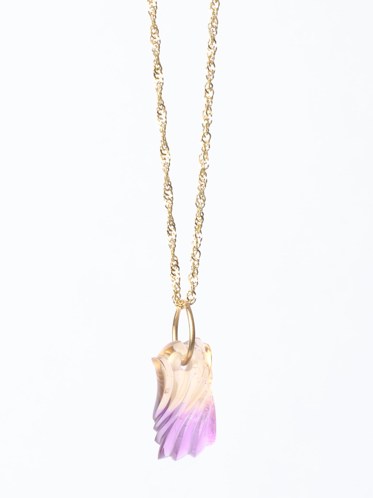 Carved Ametrine Pendant