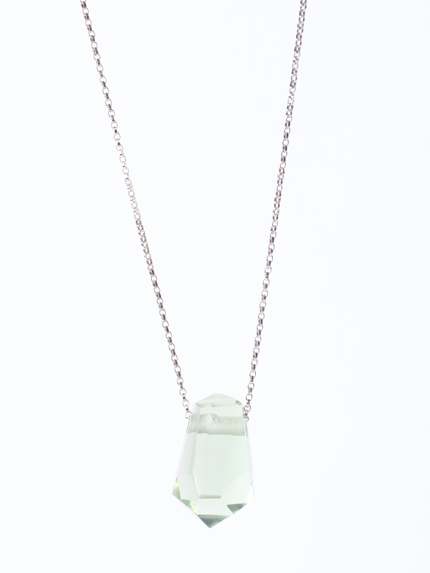 Green Amethyst (Prasiolite) Pendant