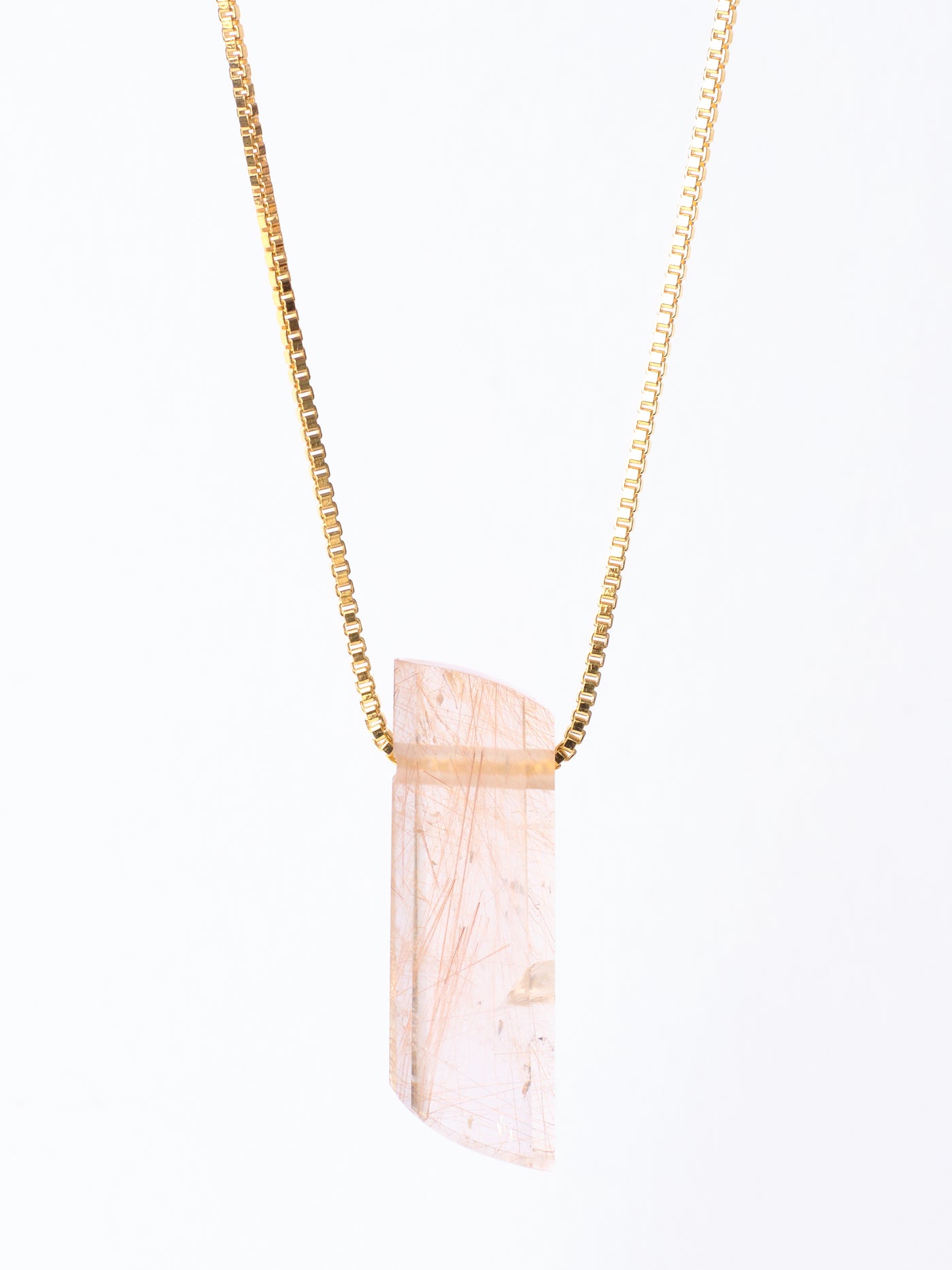 Rutilated Quartz Pendant