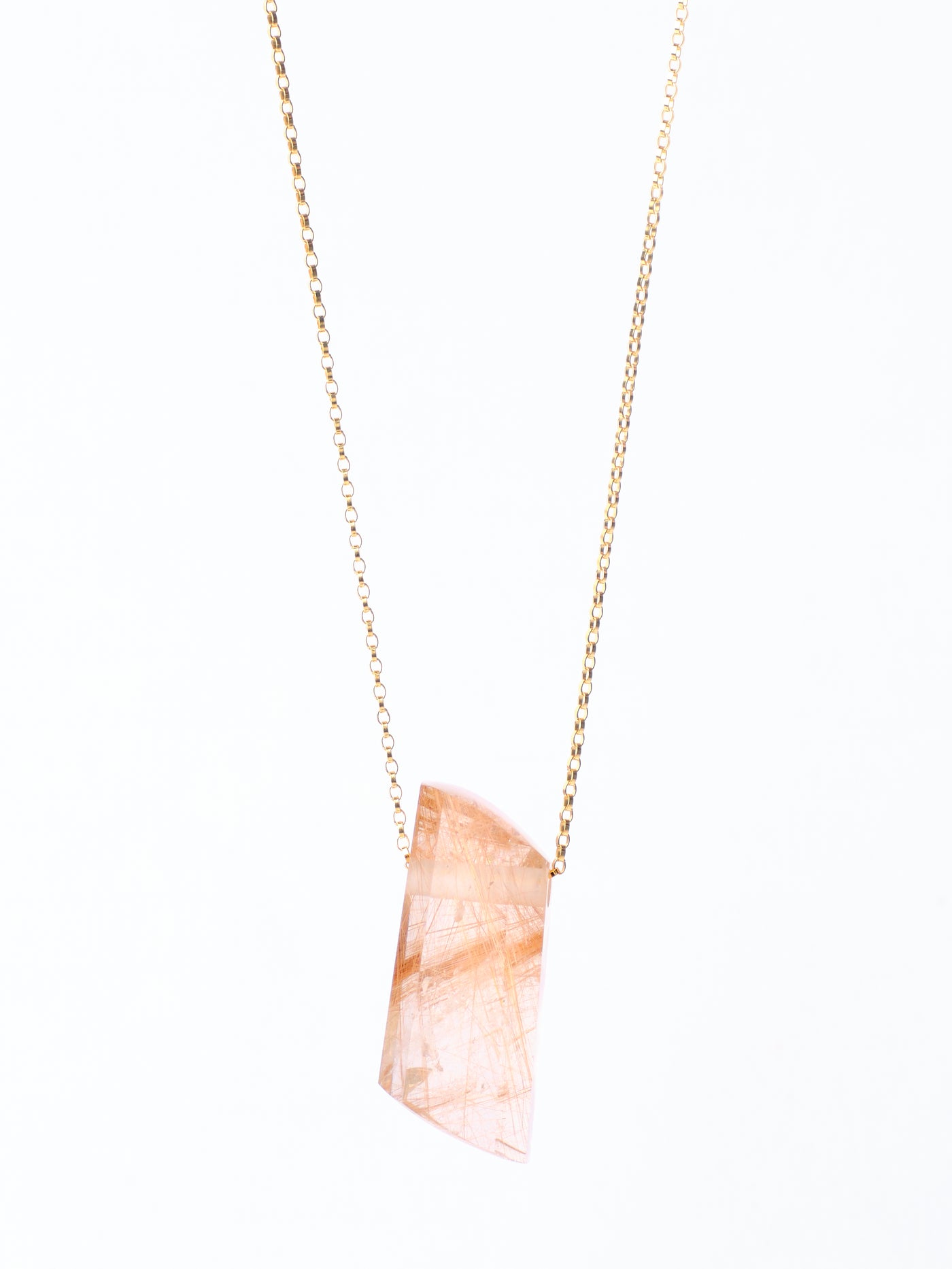 Rutilated Quartz Pendant