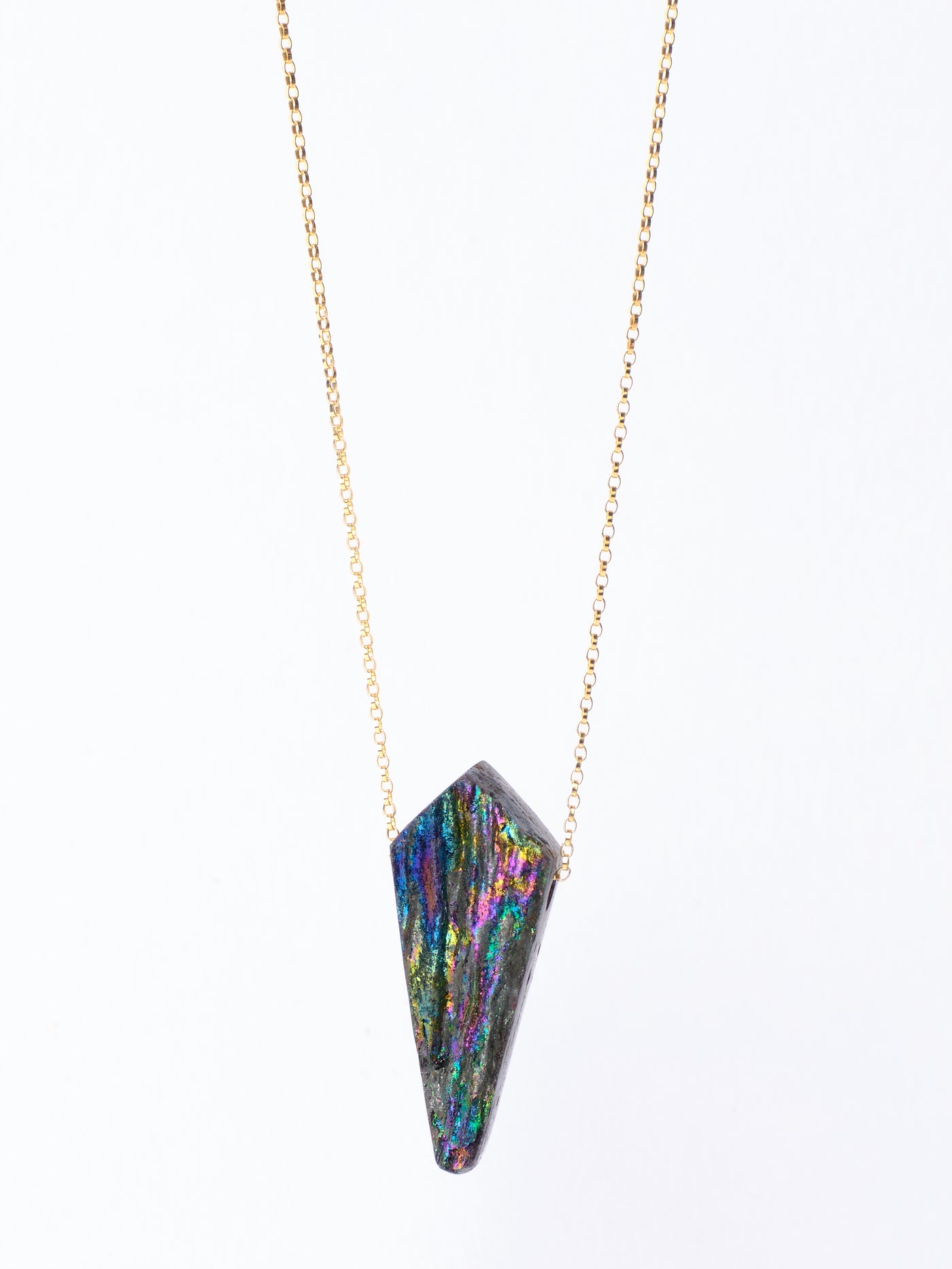 Rainbow Hematite Pendant (Rare)