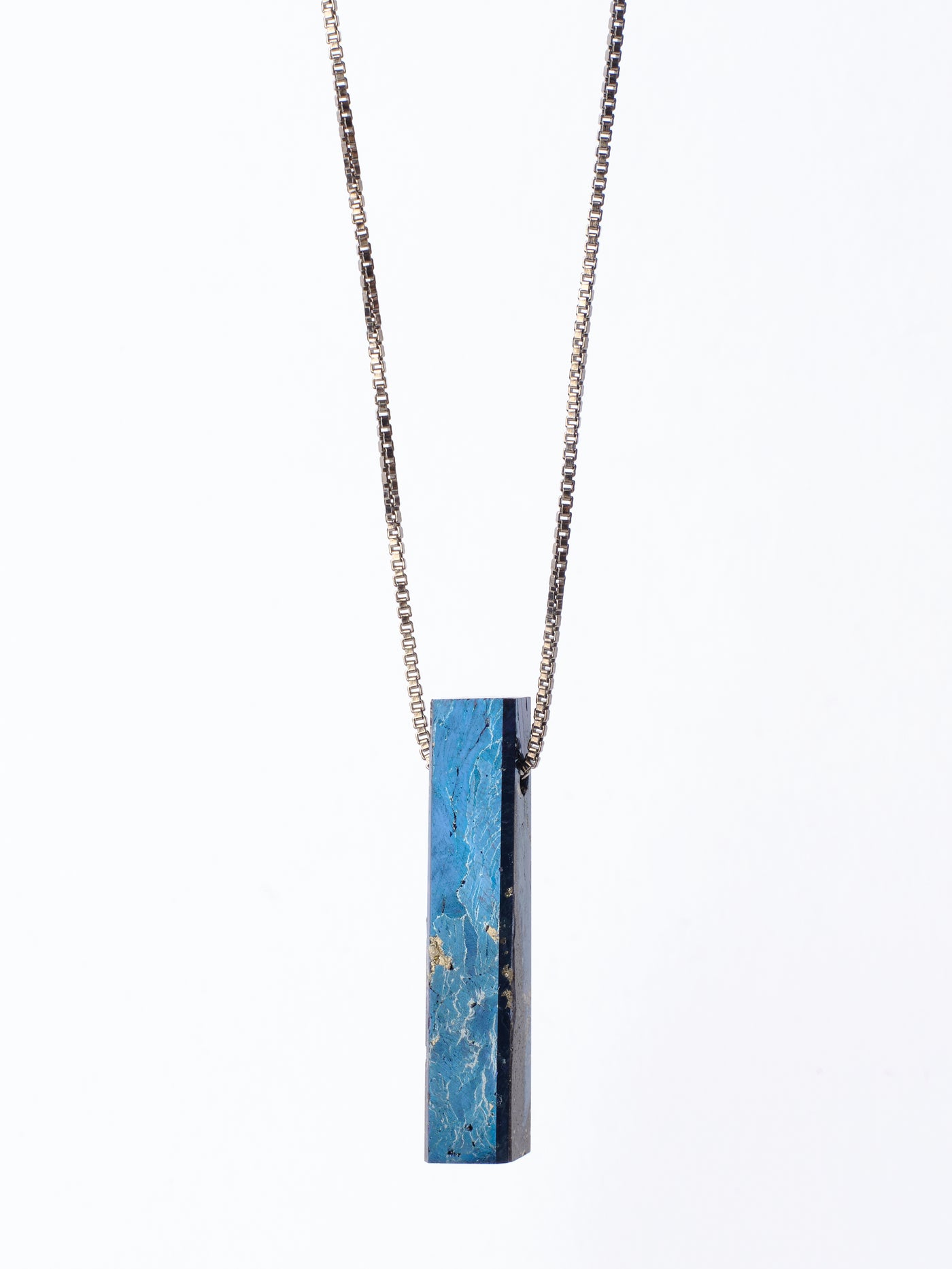 Covellite & Pyrite Pendant (Rare)