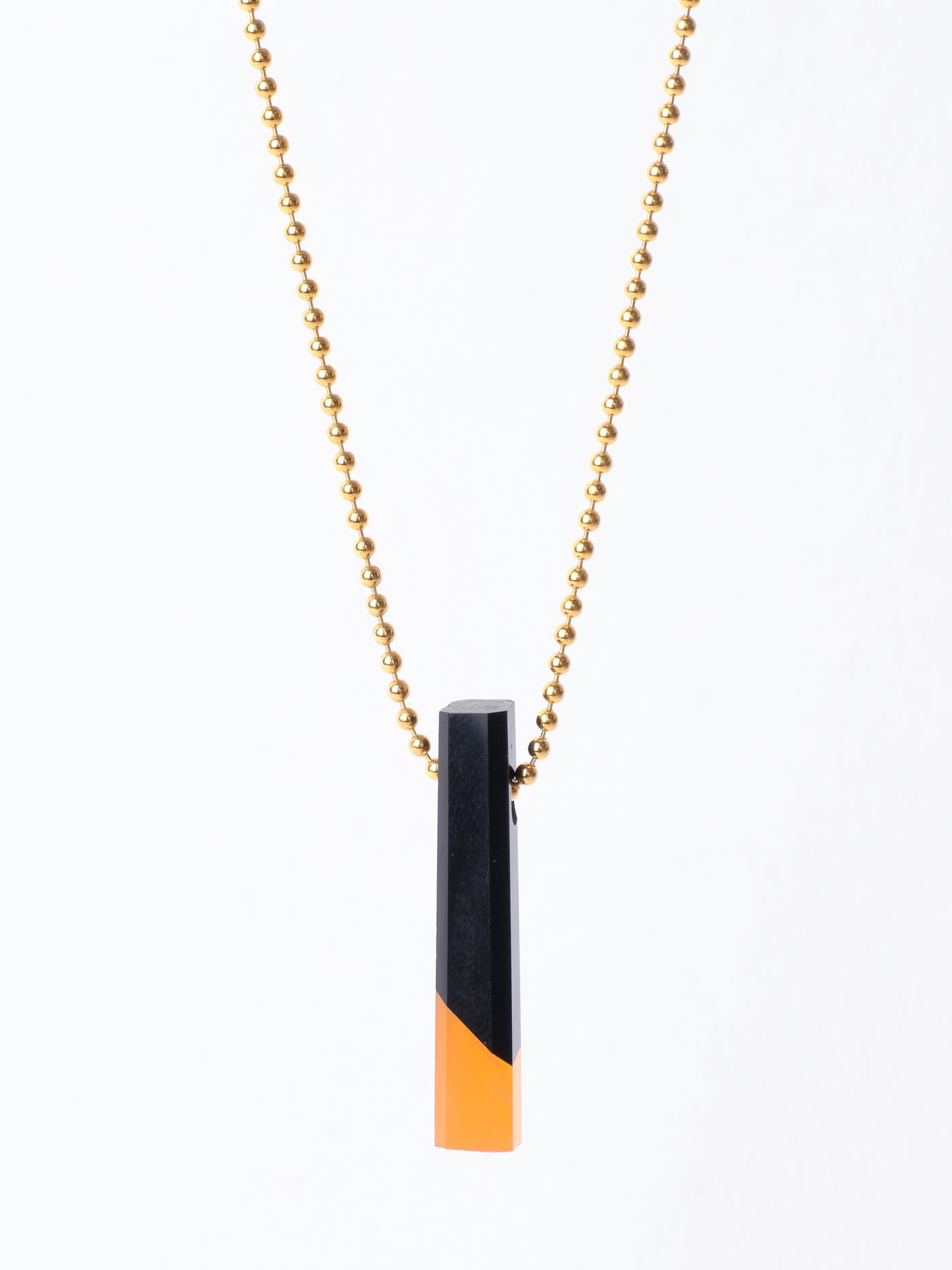 Black Jade & Carnelian Intarsia Pendant