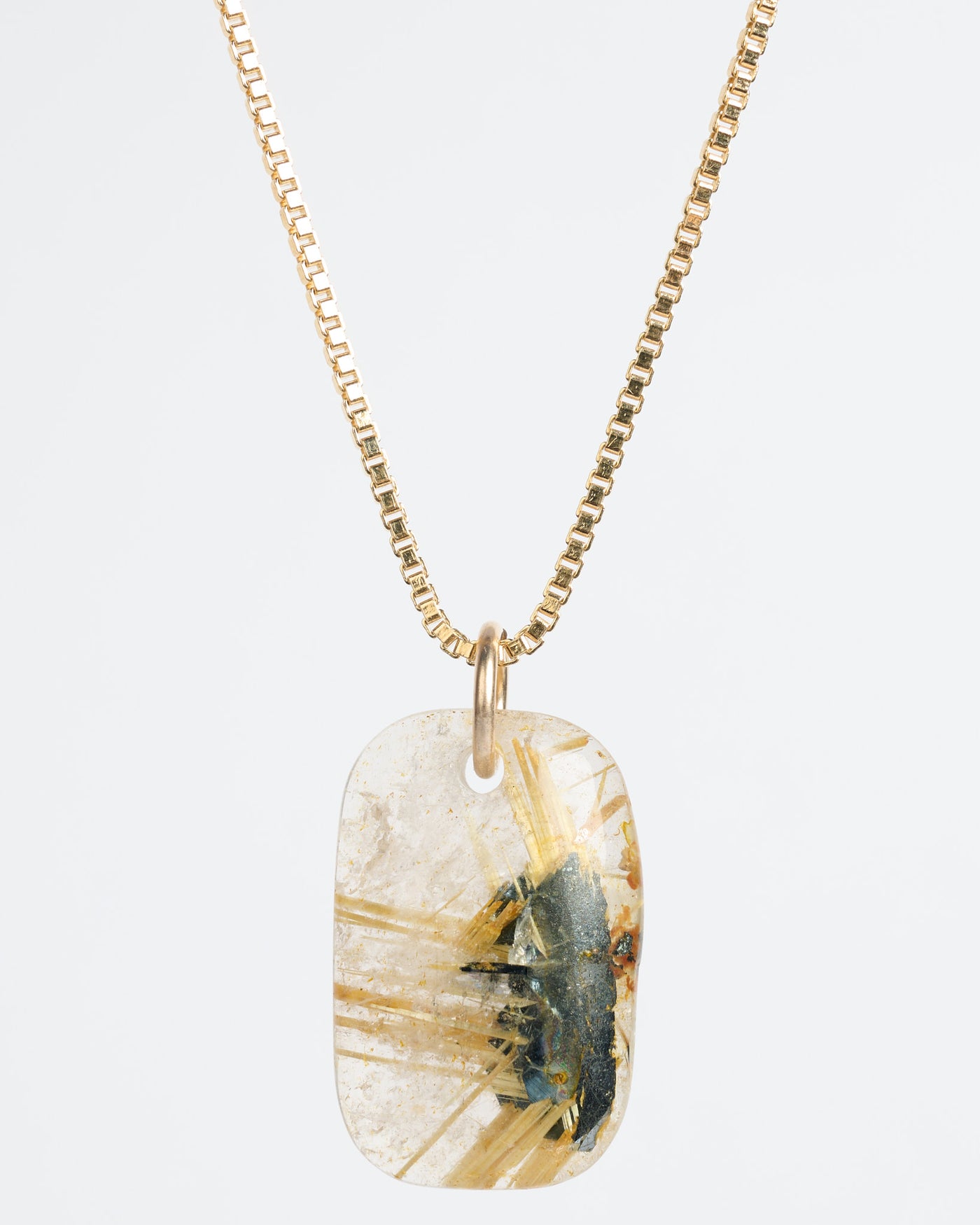 Rutilated Quartz Pendant