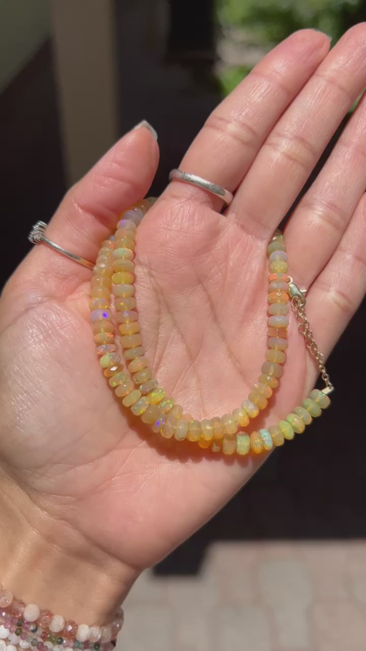 Opal on 14k Gold