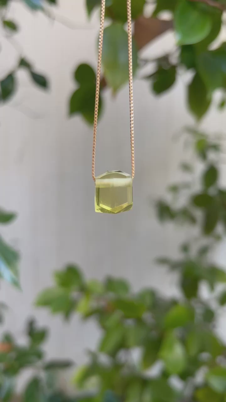 Lemon Quartz Pendant