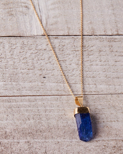 Tanzanite on 18k Gold